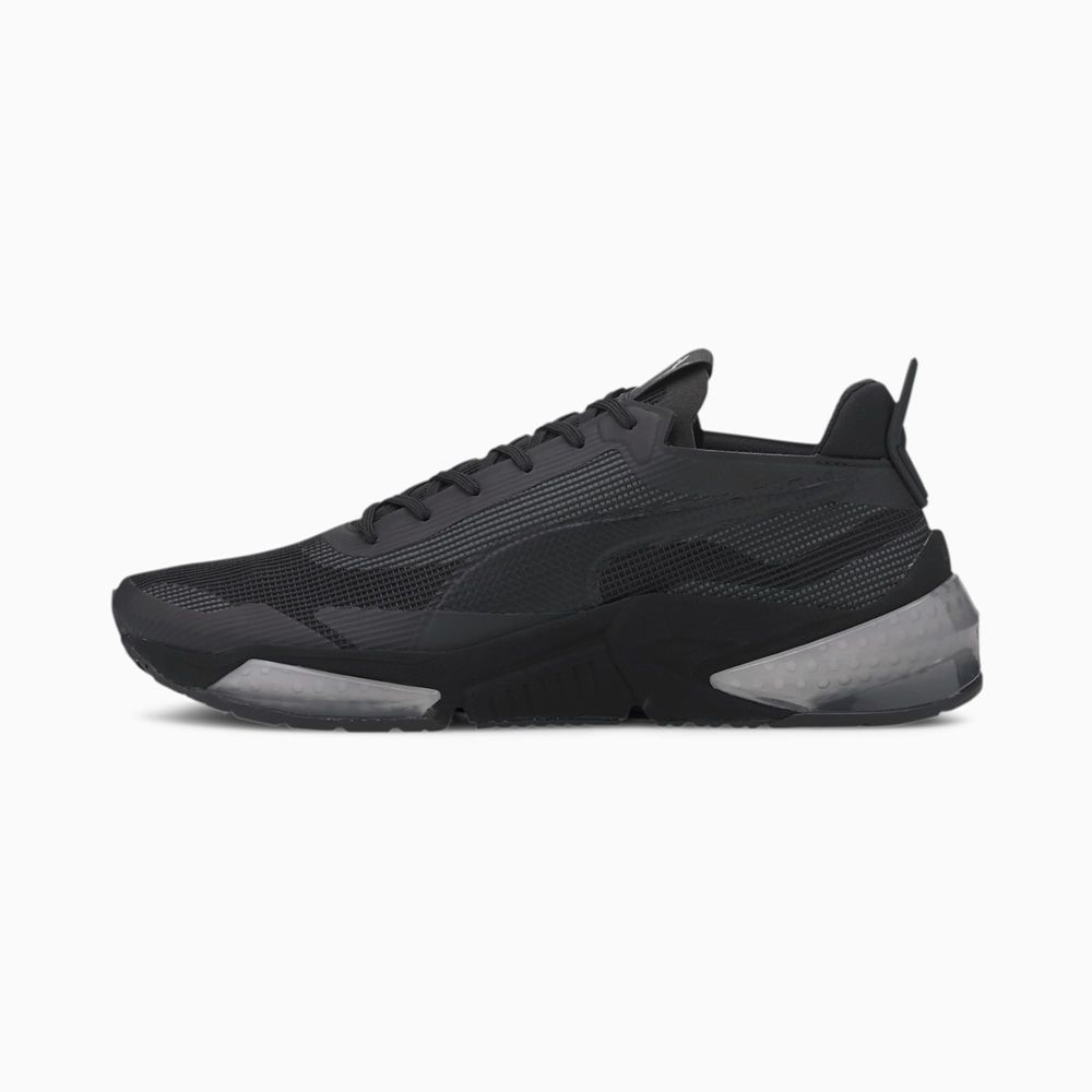 Puma LQDCELL Optic Stealth Férfi Edzőcipő - Fekete/Szürke Lila ( Hungary - RJAYO0679 )